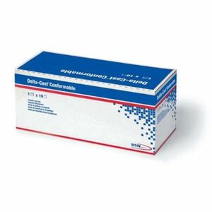 BSN-7228202 DELTA-CAST CONFORMABLE POLYESTER CAST TAPE 10CM X 3.6M, DARK BLUE,BX/10, BX