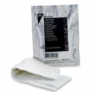 3M 72312 Scotchcast Conformable SPLINT FIBERGLASS PRE-CUT 3" X 12" FELT PADDING CS/10