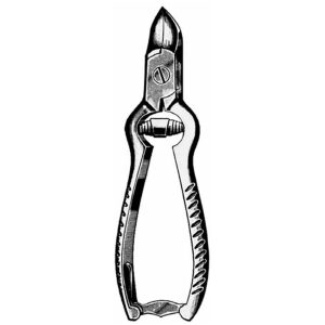 AMG 568-245 NAIL CLIPPER,ECONOMY,BARREL SPRING ACTION,13CM