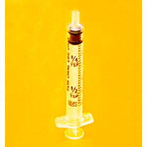 BD 305220 ORAL SYRINGE CLEAR 3CC W/TIP CAP NON-STERILE BX/100