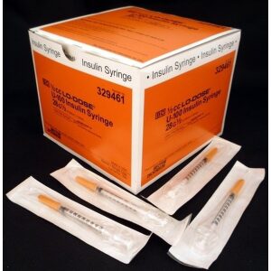 BD 329461 SYRINGE & NEEDLE INSULIN PW 0.5cc 28G x 0.5" MICRO-FINE BX/100