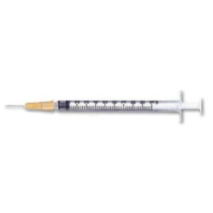 BD 329652 Syringe & Needle INSULIN 1cc 26G x 0.5" L/S U-100 BX/100
