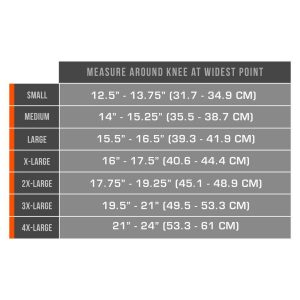 Champion C-309 Sports Knee Sleeve w/ Stabilizer Pad, Royal-Blue or Black, S-M-L-XL-2XL-3XL