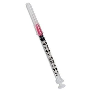Covidien 1180100777 Tuberculin Syringe Monoject™ 1cc SYRINGE Without Safety, LUER-LOK, BX/60, BX