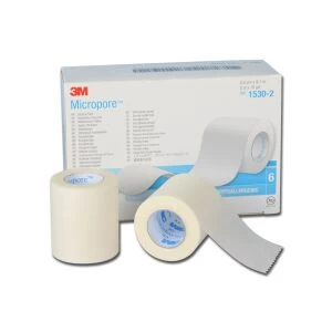 3M™ 1530-2 | Micropore™ Surgical Tape 1530-2 (2″ x 10 yards) Box of 6 rolls