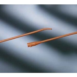 Bard 010112 - BARDAM 12Fr, 16" Coude Red Rubber Catheter, Tiemann Model. One Eye., BX 12