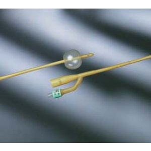 Bard 0166L12 - Lubricath, 12Fr, 30cc Cath, Amber Latex, Hydrogel Coating, BX 12