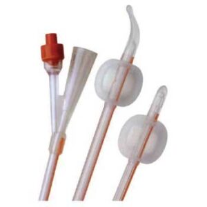 Coloplast AA6C18 - Folysil Urological Catheter, 100% Silicone, 2-way Foley 18 FR, 30cc, EA