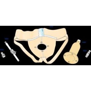Urocare 4399 - Male Urinal Kit, Sml (# 4420 & # 4409) Garment,Snap In Sheath,Valve,Clamp,Adptr, 1 Kit